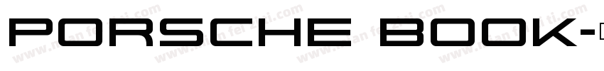 Porsche Book字体转换